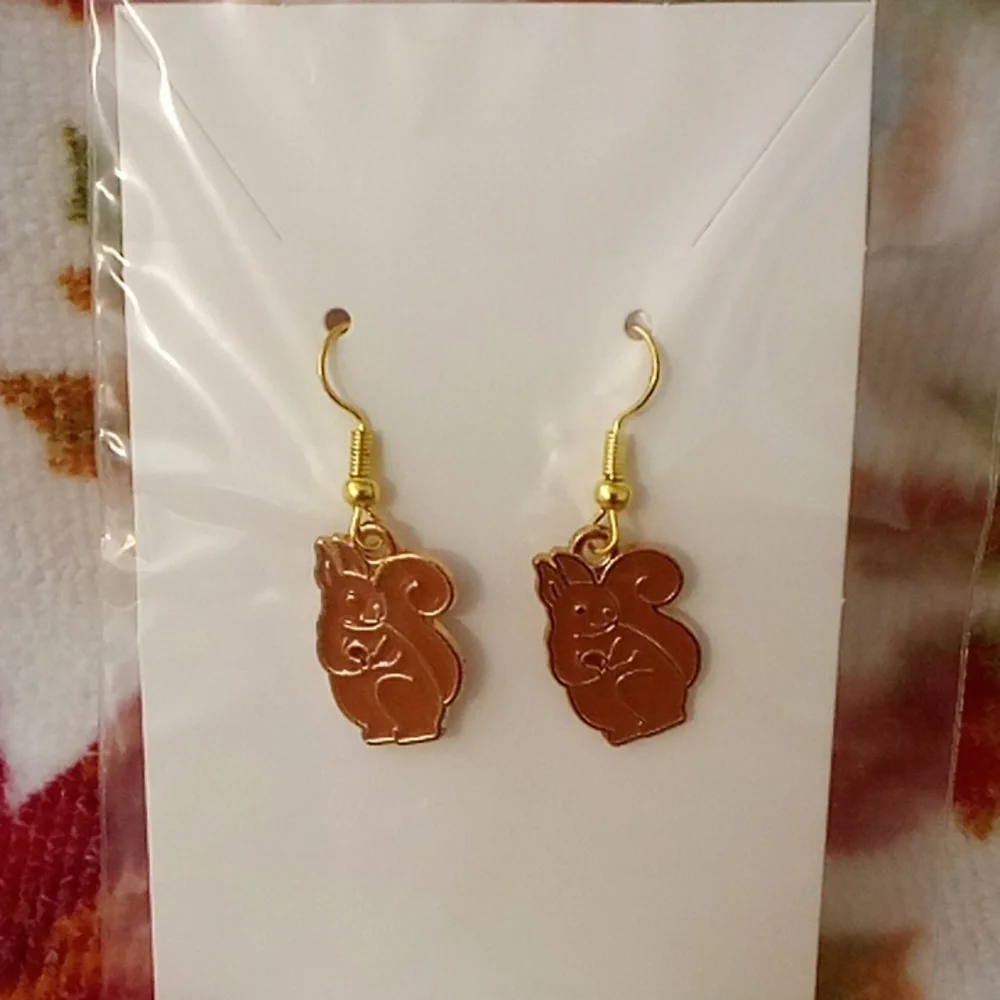 Squirrel Earrings